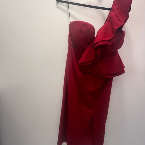 Hello Molly Caruso Midi Dress Wine (NWT) - Picture 3 of 6